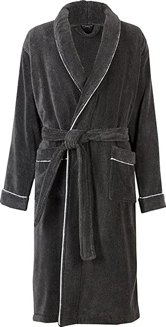 m&s men's towelling dressing gown.